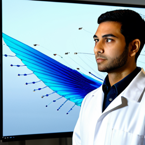 Home 19 **
"A professional aerospace engineer, fully clothed in a clean lab coat, standing in front of a detailed Computational Fluid Dynamics (CFD) simulation of airflow over a swept wing. The simulation shows shock waves visualized with color gradients. Background features include computer monitors displaying data and aerodynamic equations. Safe for work, appropriate content, perfect anatomy, natural proportions, professional, high quality rendering, realistic."
**