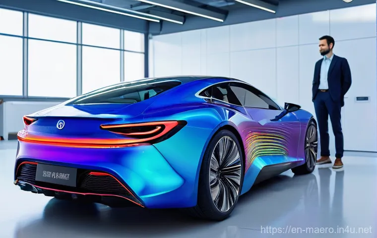 컴퓨터 유체역학  CFD - **Prompt: The Insightful Engineer and Fluid Visualization**
    "A diverse, focused male engineer, i...